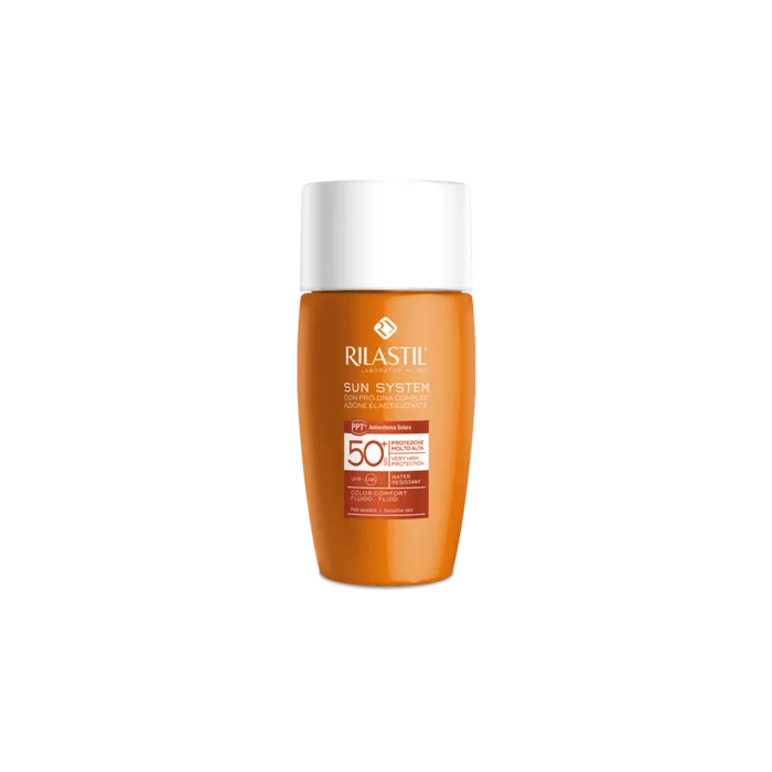Rilastil – Sun System Fluid me ngjyrë mbrojtës ndaj diellit (SPF 50+)