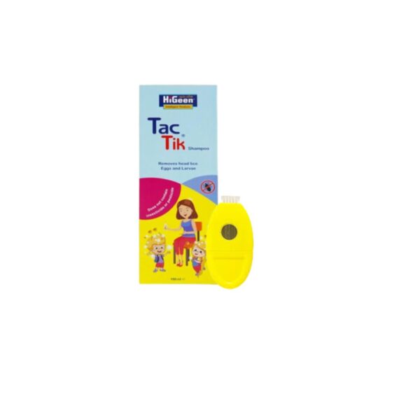 Hi Green Tac TikShampoo + Metallic Anti Lice Comb