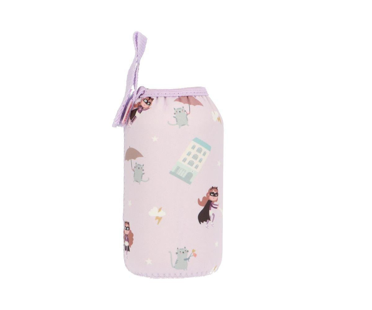 Tutete Stainless Steel Bottle with Fantastic Girl Cover 500ml