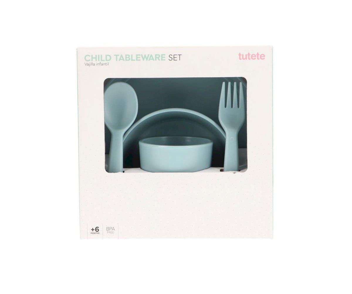 Tutete Children's Tableware Set Light Blue