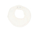 Tutete Bandana Dribble Bibs Leaves White Plain