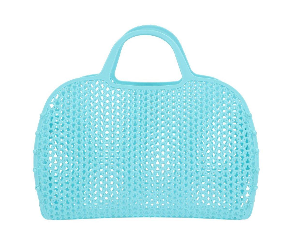 Tutete Retro Vintage Turquoise Beach Bag
