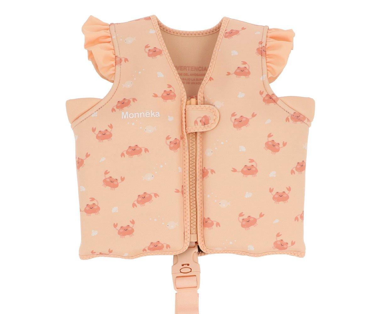 Tutete Float Vest with Crab Coral Ruffled 1-3 years