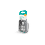 Nanobebe-Silicone teats twin pack medium flow ,3m +
