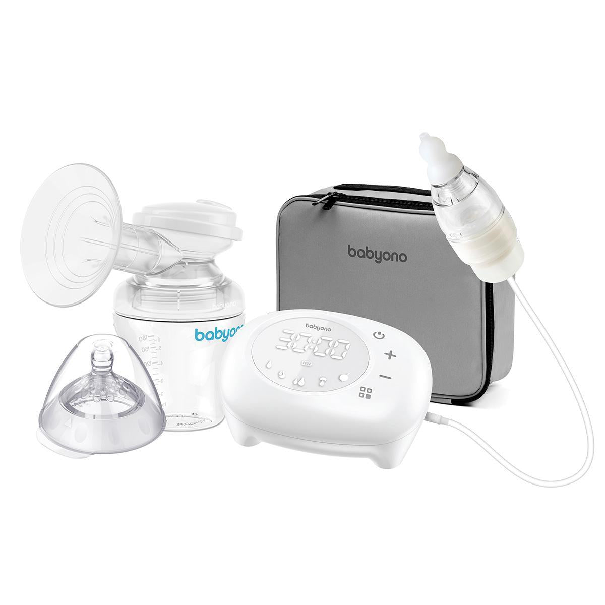BabyOno – Pompë Gjiri COMPACT PLUS me Aspirator Nazal të Integruar
