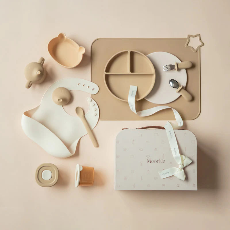 First Bites Gift Set ( Set Selikoni UshqimiMoonkie