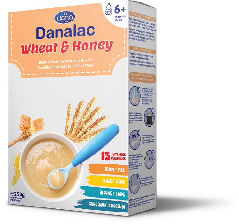 Danalac Milk with Wheat and Honey 6m+,250g