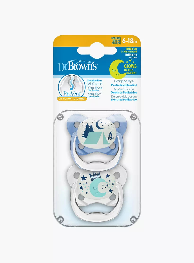 Dr. Brown’s – Qetësues “Butterfly” që Ndriçon në Errësirë (2 copë)