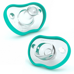 Nanobebe -Flexy soothers extra soft teat 3m+, 2cope jeshile