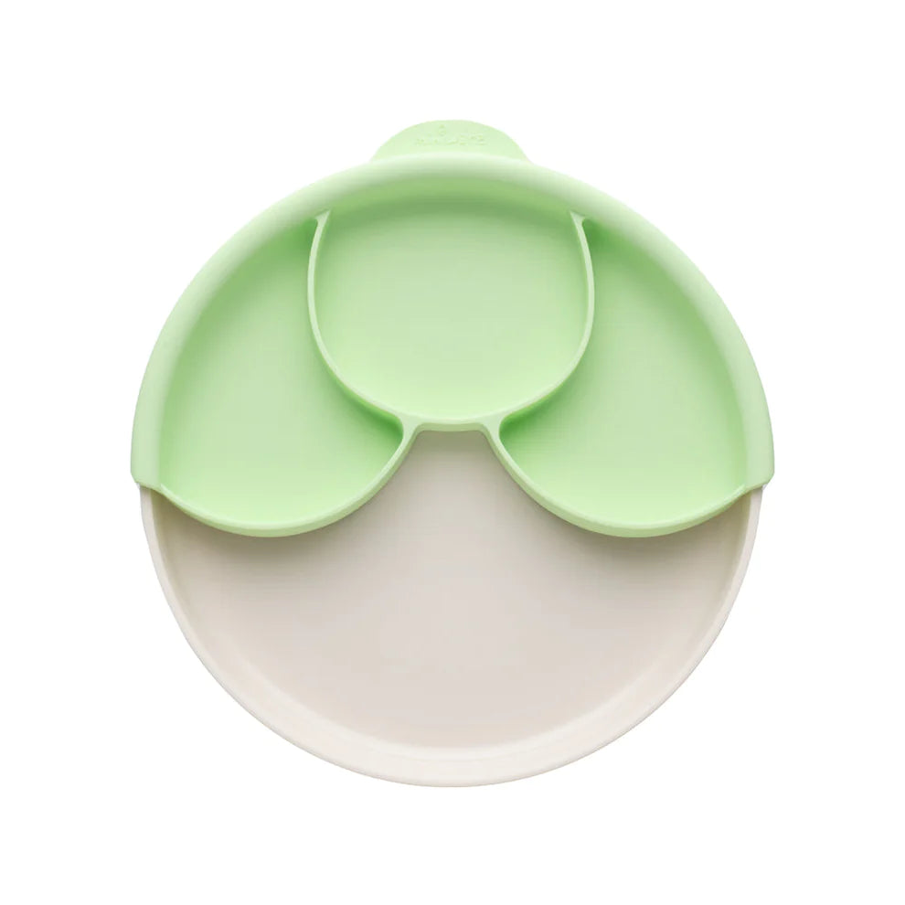 Seti "Healthy Meal" (Vakt i shëndetshëm) - Pjata me ndarje (Vanilla/Keylime) Miniware