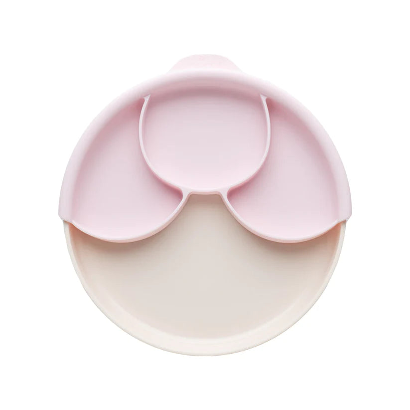 Seti "Healthy Meal" (Vakt i shëndetshëm) - Pjata me ndarje (Vanilla/Cotton Candy) Miniware