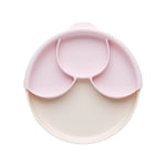 Seti "Healthy Meal" (Vakt i shëndetshëm) - Pjata me ndarje (Vanilla/Cotton Candy) Miniware