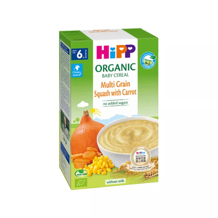 Hipp – Muhalebi Drithërash me Kungull dhe Karota (6m+)