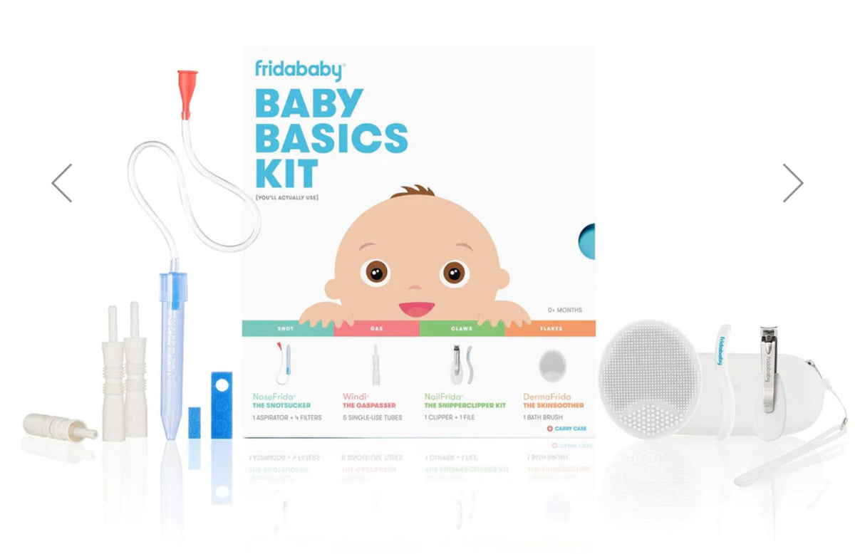 Frida Baby - Seti bazik (Nose Frida, Windi, Prerese thonjsh, Furce dushi)
