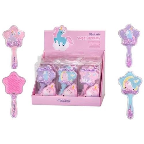 MARTINELIA GLITTERY HAIR BRUSH UNICORN