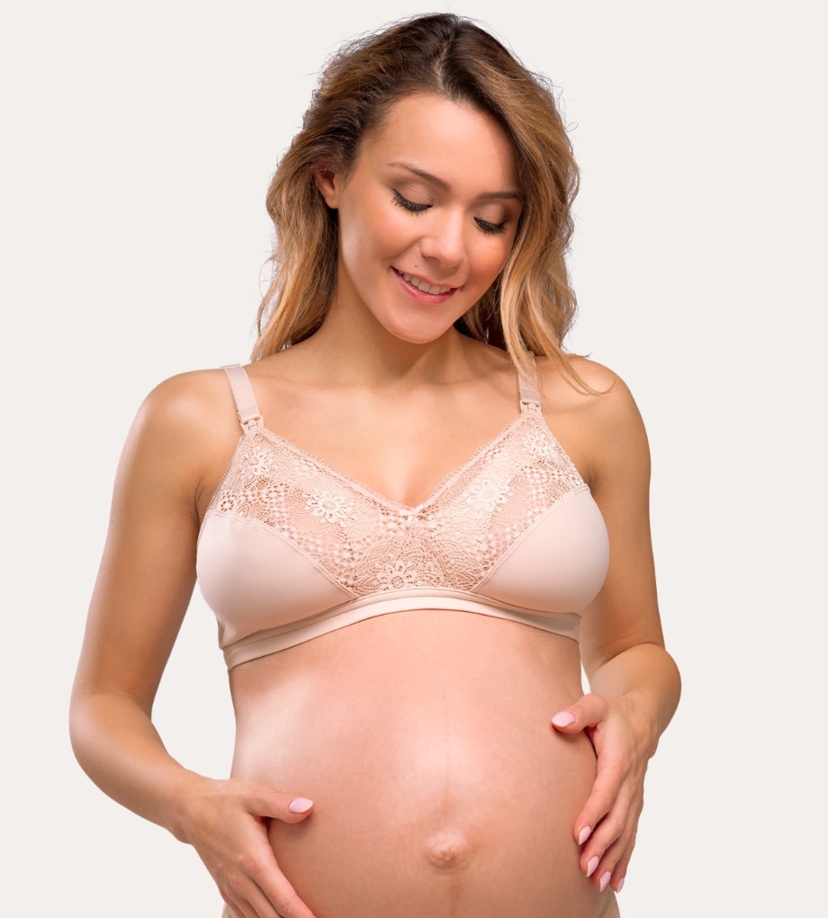 Carriwell Soft As Silk Nursing Bra – Rose Beige (Reçipeta për gjidhënie e butë si mendafsh)