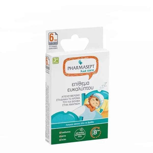 Pharmasept – Patch me eukalipt për rregullimin e frymëmarrjes dhe gjumit