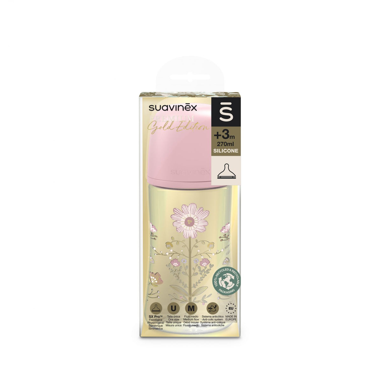 Suavinex - Biberon Gold edition 270 ml