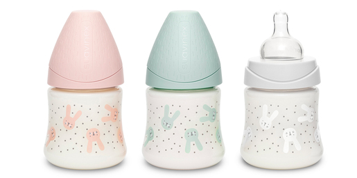 Suavinex - Premium polyamide wide neck bottle with round teat 150ml