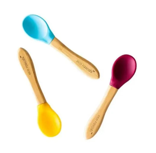 Eco Rascals- BAMBOO SPOONS FOR BABIES AND TODDLERS 4M+