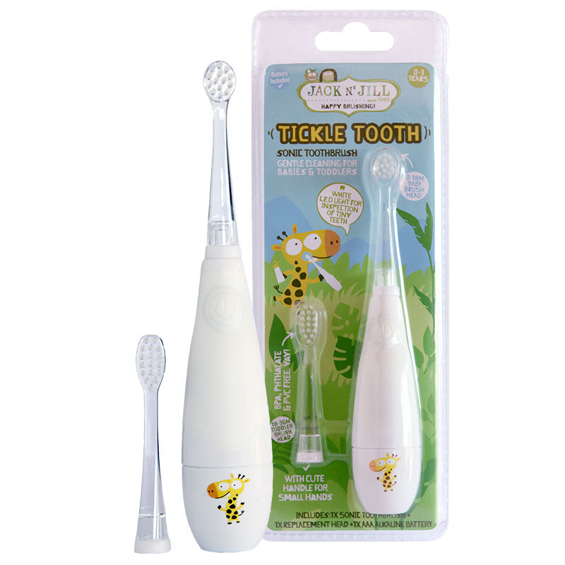 Jack N' Jill – Furçë Sonic Tickle Tooth me LED