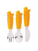 Eco Rascals- SILICONE CUTLERY DUCK