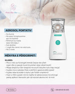 F. Bosch Mobineb-Mesh Nebulizor ( Aerosol portativ me bateri te rikarikueshme) Oferte promocionale me shiringa nazale dhe Na Cl DHURATE