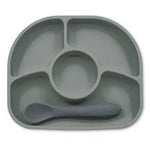 Yümi – Silicone Plate and Spoon Set ( Sete Ushqimi )