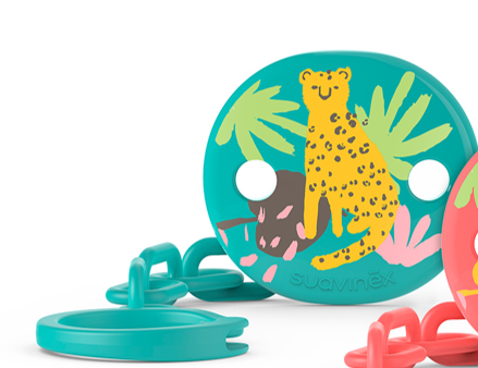 Suavinex - Decorated soother clip