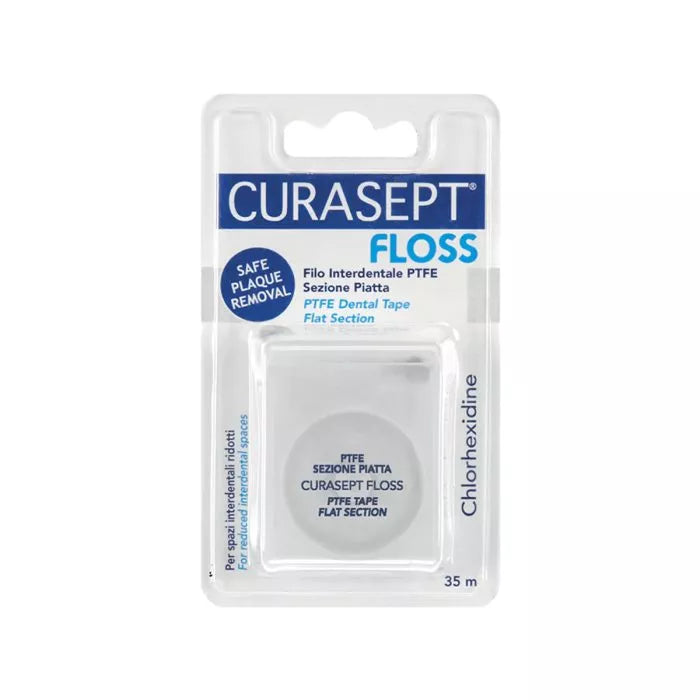 Curasept – Fill dentar i sheshtë me PTFE dhe klorheksidinë