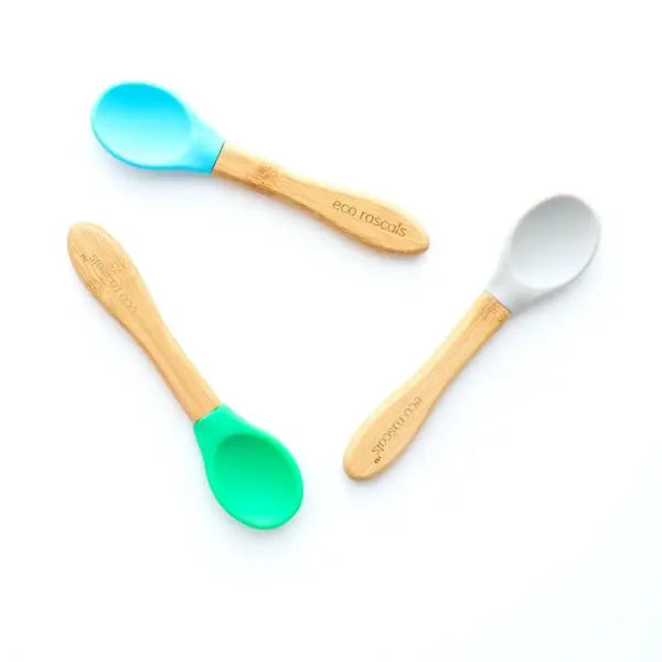 Eco Rascals- BAMBOO SPOONS FOR BABIES AND TODDLERS 4M+