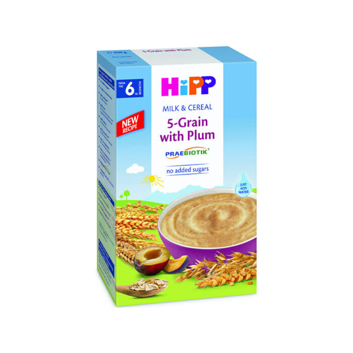 Hipp – Muhalebi 5 drithëra dhe kumbull (6m+)