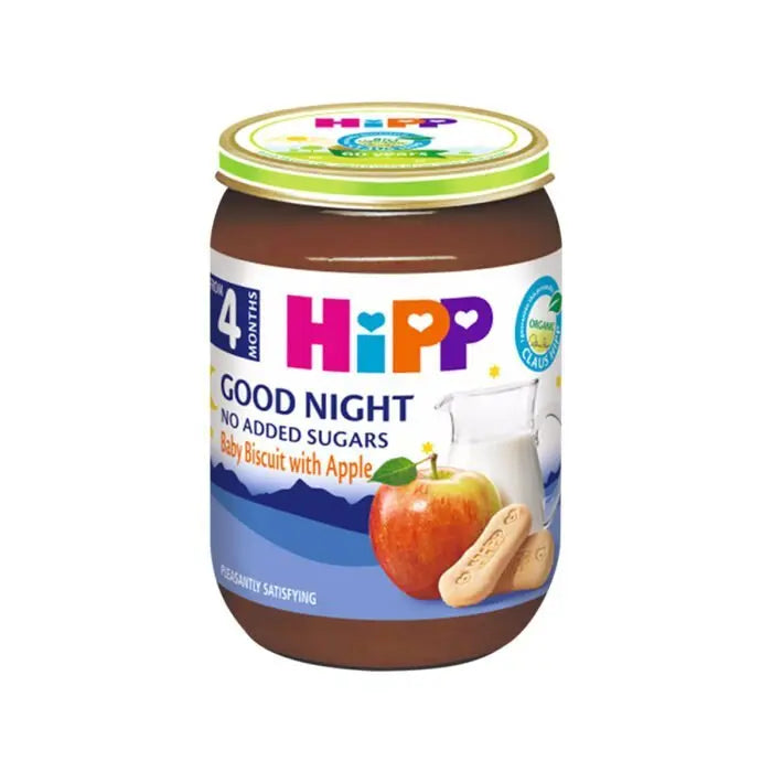 HiPP – Pure nate me biskotë dhe mollë (4+)