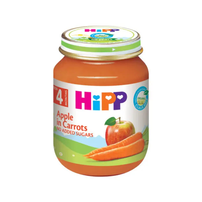 Hipp – Pure me mollë &amp; karrotë (4m+)