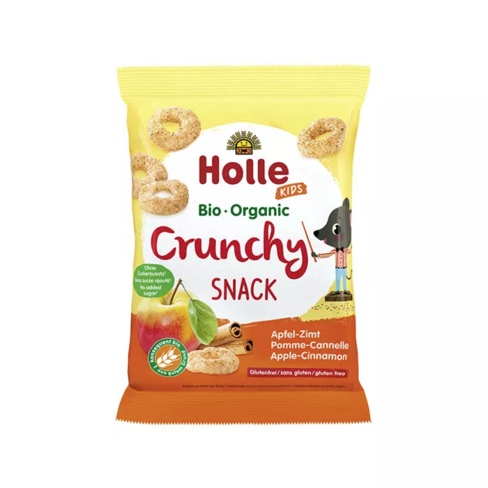 Holle – Kids Crunchy Snack me mollë dhe kanellë (3 vjeç+)