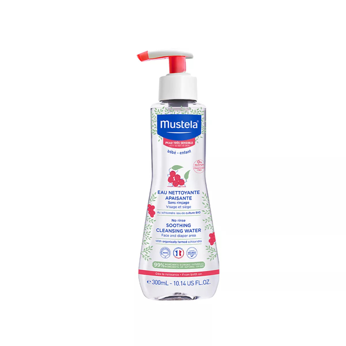 Mustela – Ujë pastrues, zbutës pa shplarje