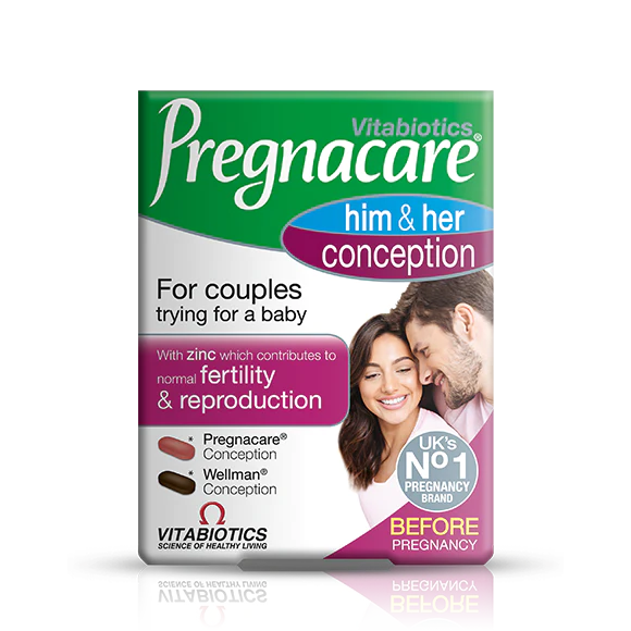 Vitabiotics – Pregnacare Him &amp; Her Conception