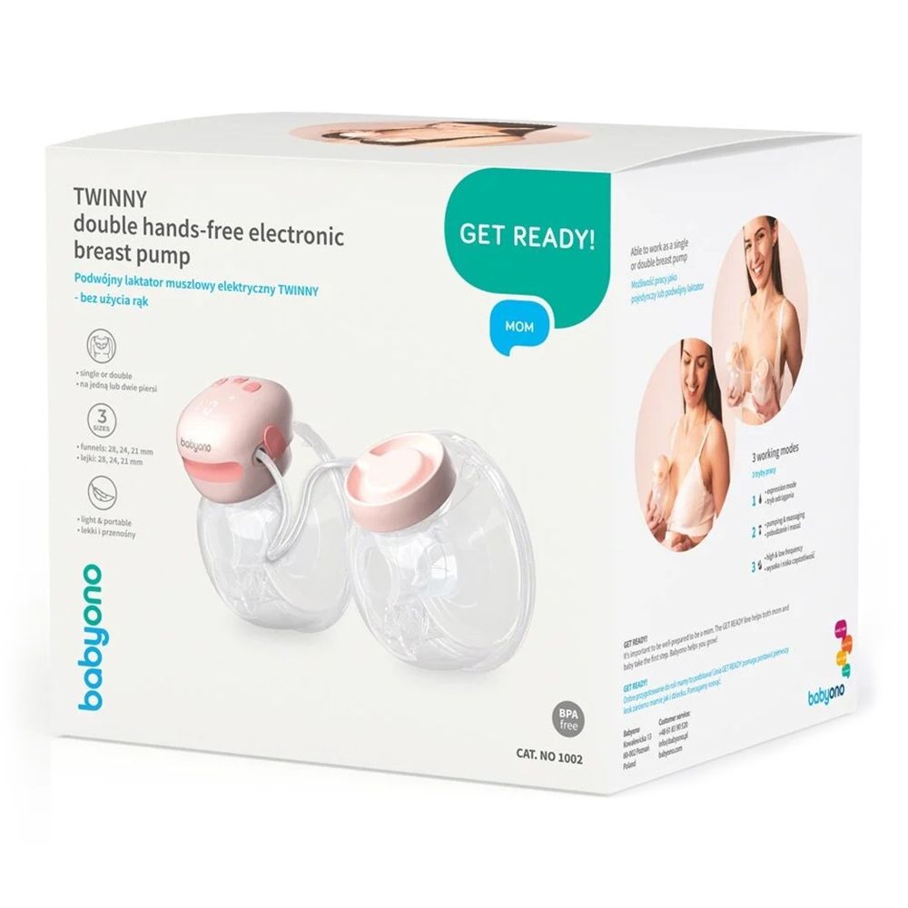 BabyOno Twinny – Pompë Gjiri Elektrike me Dy Koka